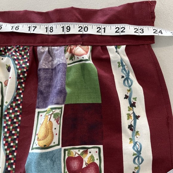 Apron Womens ‘Friendship Is A Sheltering Tree’ Waist Tie Fruit Tree Fountain - Picture 5 of 7